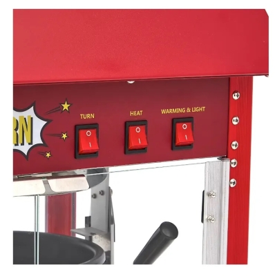 Machine à pop-corn – 150 gr – avec vitrine chauffante